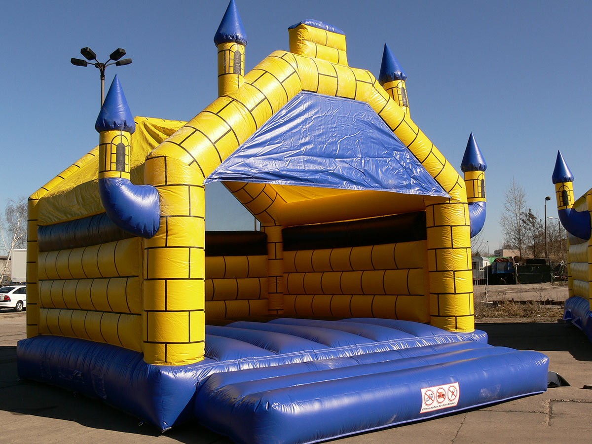 HÜPFBURG Camelot blau/gelb kaufen HÜPFBURG auf Lager