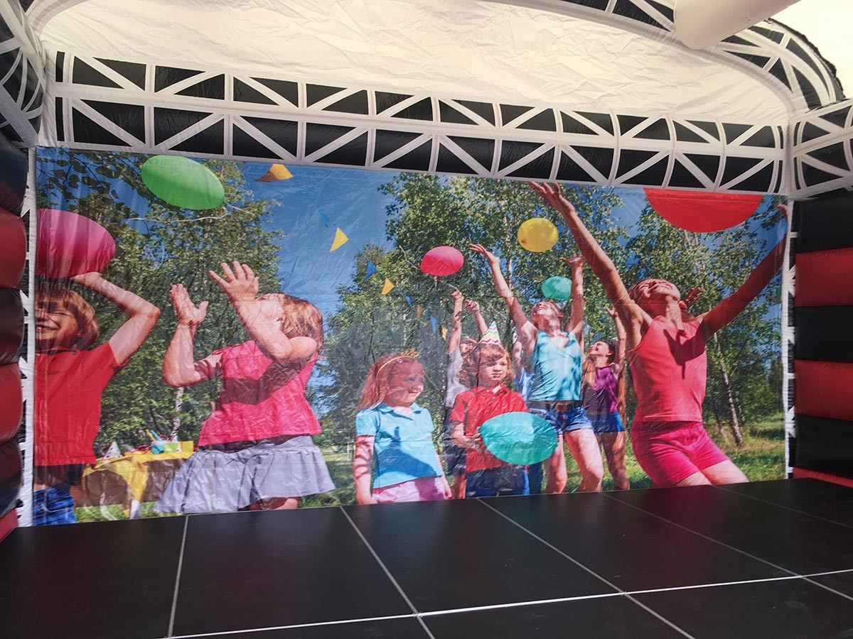 Bühnendach luftgeblasen kaufen - Bühnendach für 6m x 4m ...