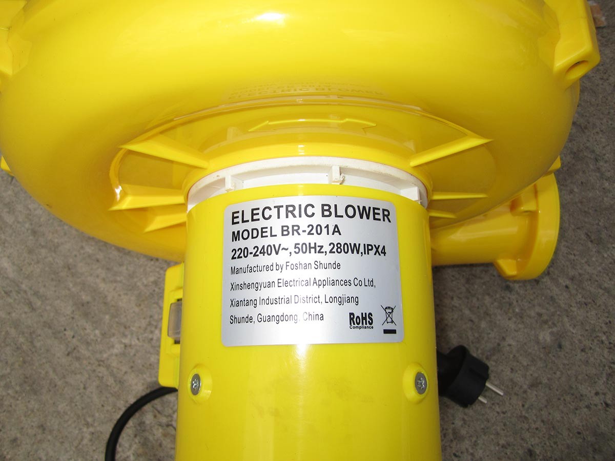 Hüpfburg Mit Gebläse LOIRIIC 950W Gebläse - Hochdruckgebläse Für Aufblasbare Produkte Schlauchboot Luftpumpe 680m³/h