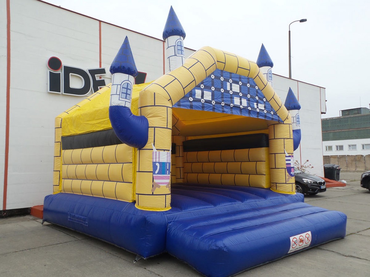 HÜPFBURG Castle auf Bestellung auch mit Ihrem Logo bedruckt kaufen