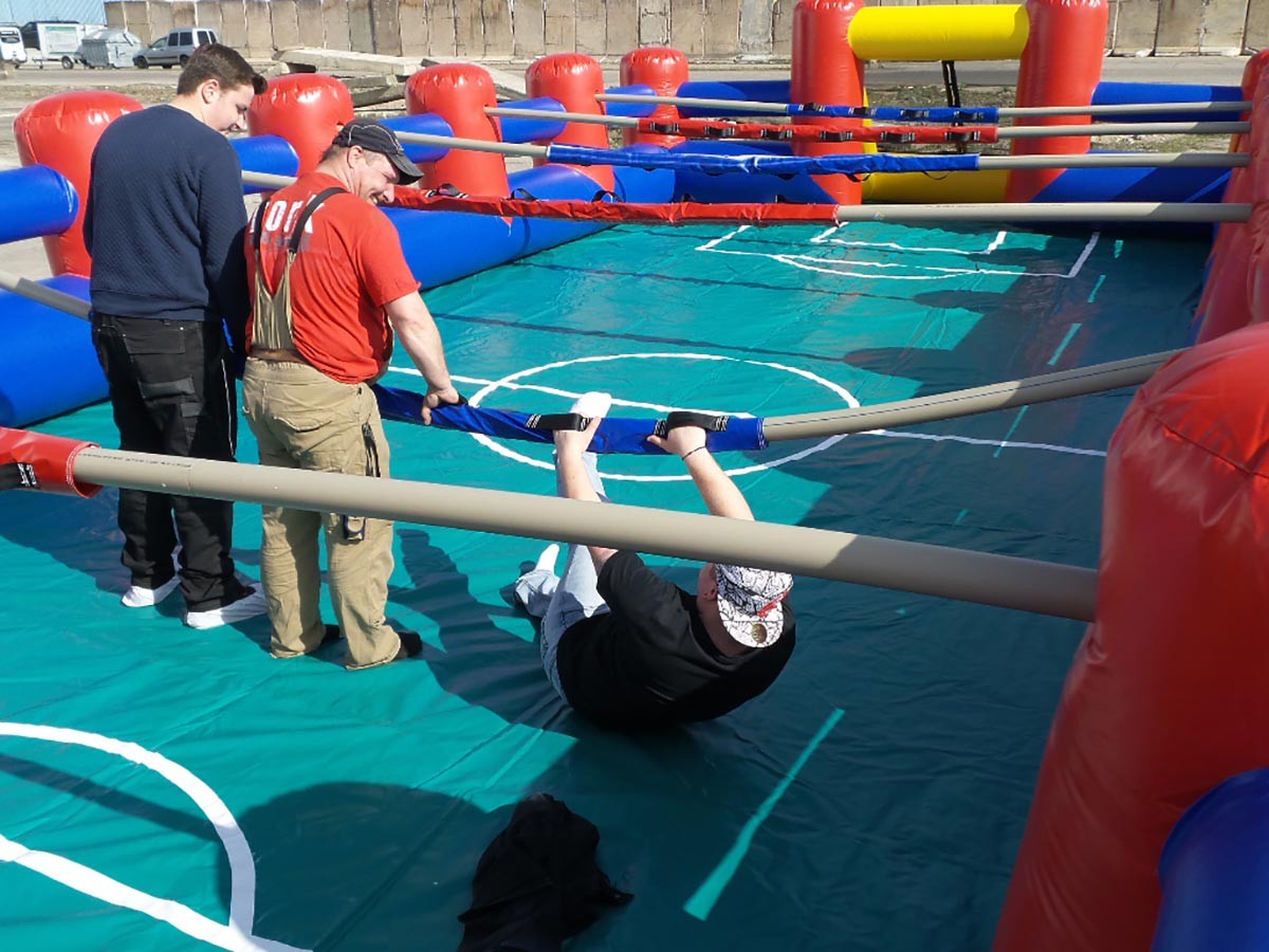 Human Table Soccer kaufen Fußball Eventmodul vom Hersteller