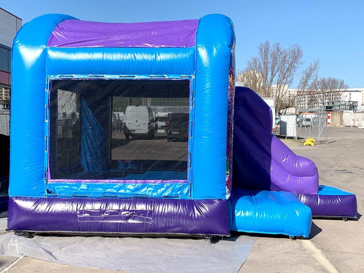 Hüpfburg kaufen | Nixe | mit großer Rutsche | auf Lager