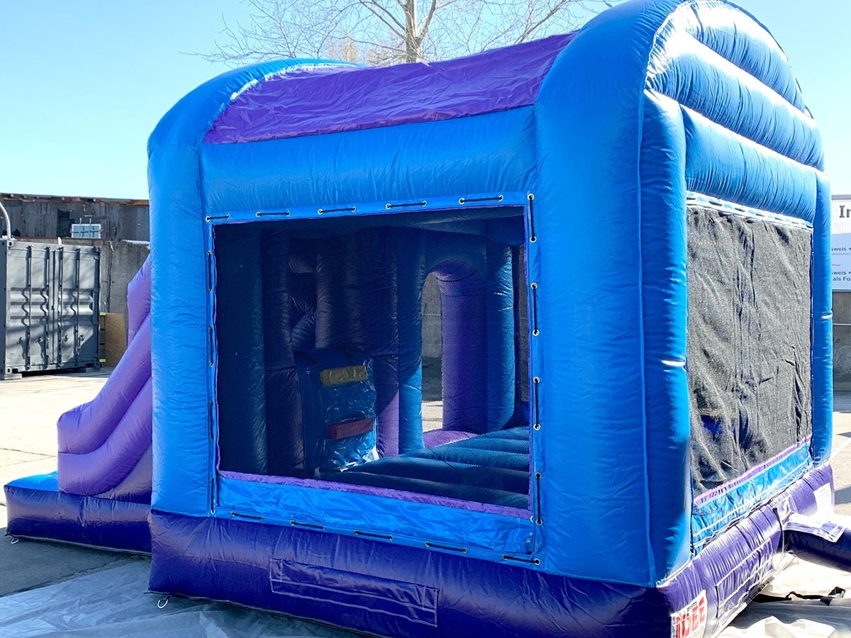 Hüpfburg kaufen | Nixe | mit großer Rutsche | auf Lager