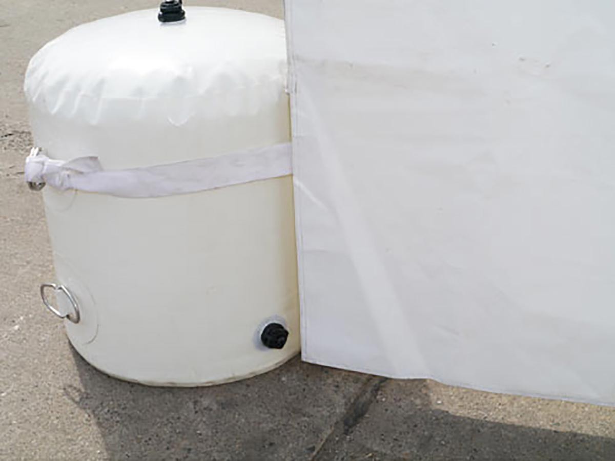 Wassersack für Hüpfburgen zur Befestigung 107 liter