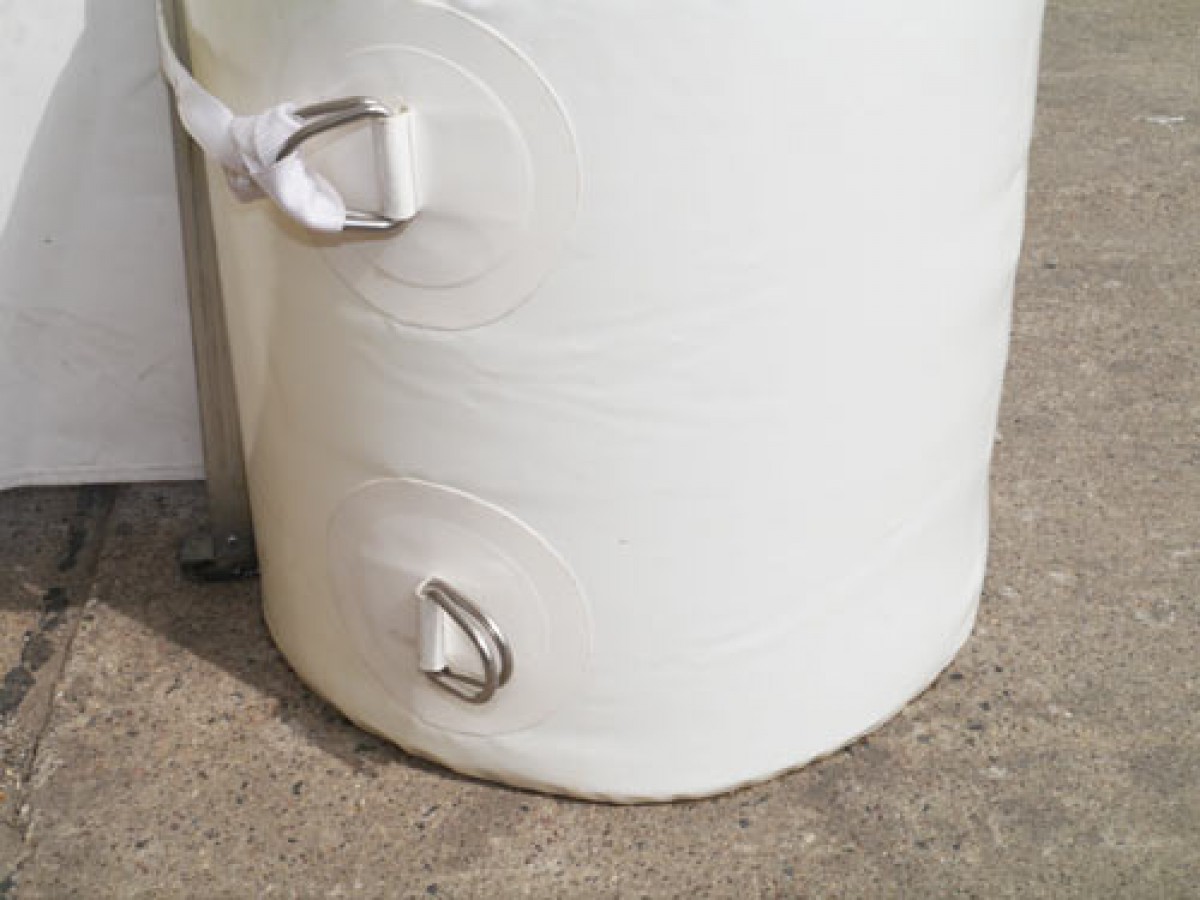 Wassersack 40kg weiß zur Befestigung