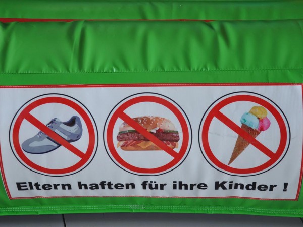 Schild Eltern haften für Ihre Kinder