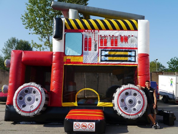 Hüpfburg feuerwehrauto kaufen