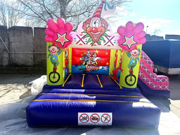 Mini - Hüpfburg Spaßclown 3m x 4m
