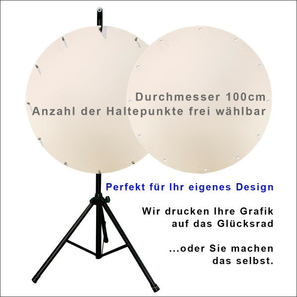 Glücksrad: 100 cm Durchmesser 