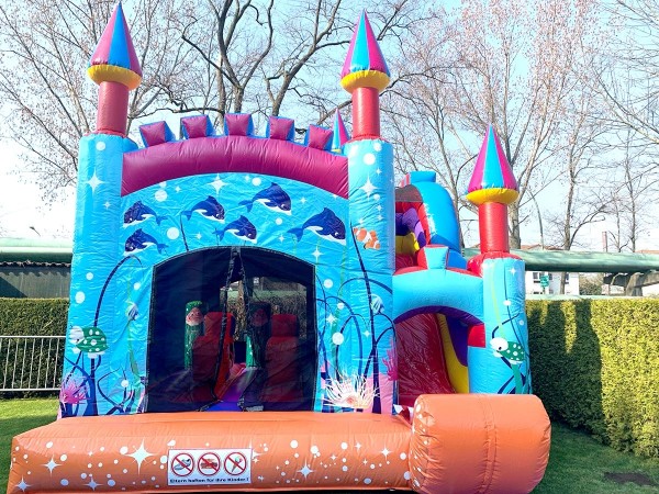 Hüpfburg Wasserschloß gebraucht Bj 2019