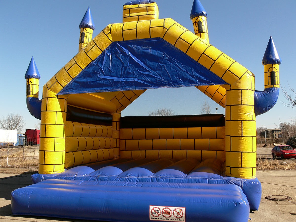 HÜPFBURG Camelot blau/gelb kaufen - HÜPFBURG HERSTELLER und Verkauf