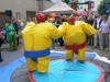 Kinder sumo wrestling 